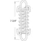 Prime-Line Porch Spring 1-9/16 in. x 7-3/4 in. x 0.227 Gage SP 9649 - alternate 4